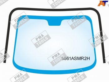 1 699 р. Молдинг лобового стекла (П-образный) Mitsubishi Pajero 99-20                                         PMA 5661ASMR2H  с доставкой в г. Кемерово. Увеличить фотографию 1