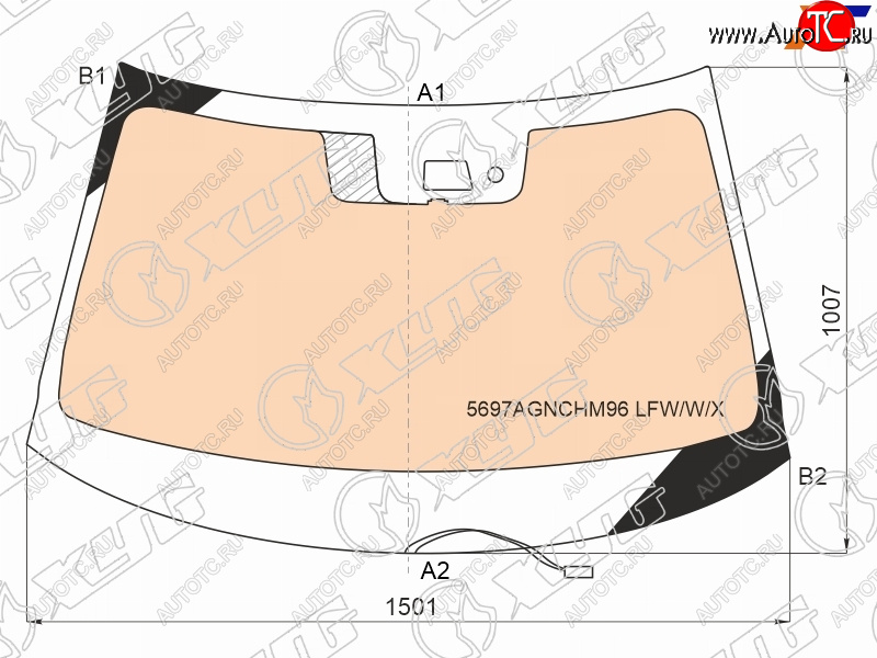 25 999 р. Стекло лобовое (Обогрев полный Камера Датчик дождя) Mitsubishi Outlander 18-22 XYG 5697AGNCHM96 LFW/W/X  с доставкой в г. Кемерово