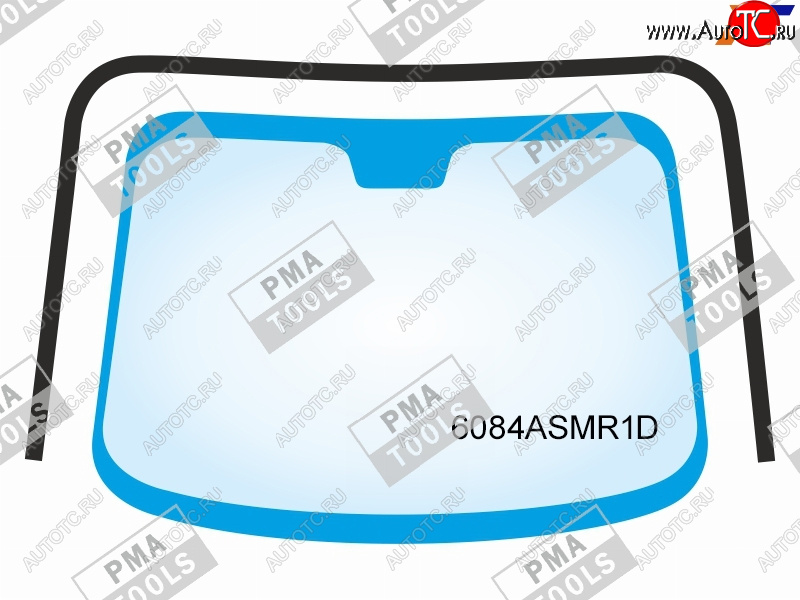 3 699 р. Молдинг лобового стекла PMA Nissan Qashqai 2 J11 дорестайлинг (2013-2019)  с доставкой в г. Кемерово