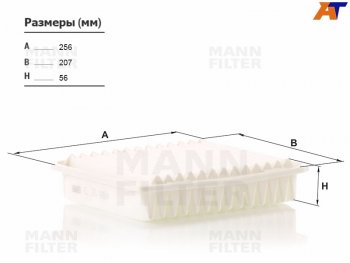 Фильтр воздушный MANN Mitsubishi ASX - Outlander  GF