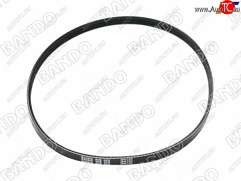 339 р. Ремень поликлиновой TOYOTA 3S#4S-FE (PS) ST19#ST21#ST20#SV4#SXA1#SXN1#SXM1# MAZDA CAPELLA GD BANDO 3PK760  с доставкой в г. Кемерово