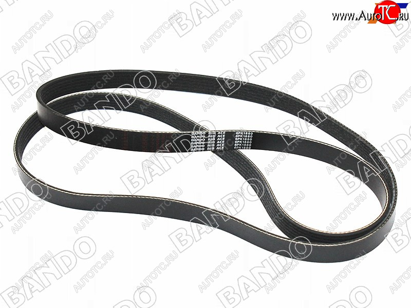 2 299 р. Ремень поликлин TOYOTA 1ZZFE ZCA2#ZZV50ZZT24# MITSUBISHI 4G69 AIRTREKOUTLANDER CU5W 03-06 BANDO 6PK1880  с доставкой в г. Кемерово