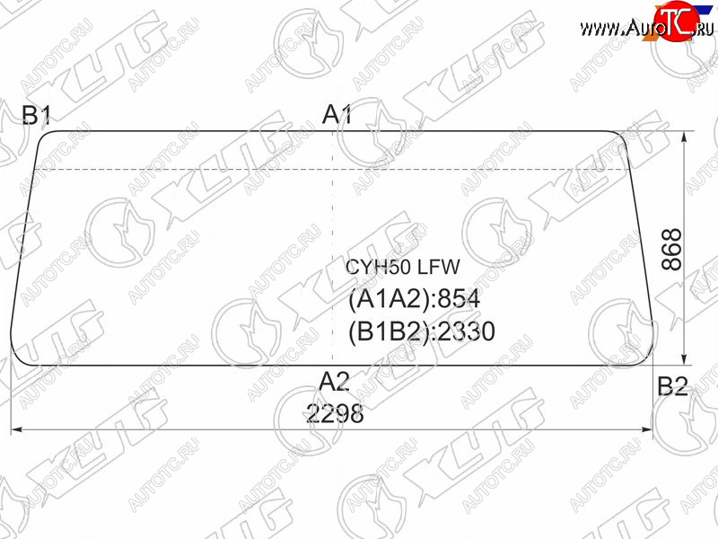 13 949 р. Стекло лобовое Foton Auman 06-  Isuzu Giga 94- XYG CYH50 LFW  с доставкой в г. Кемерово