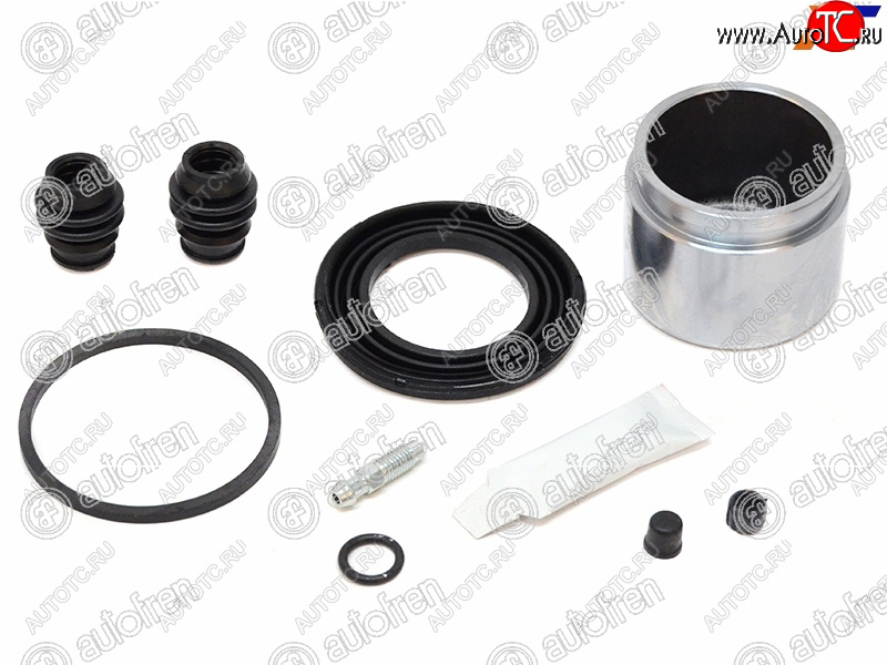 1 559 р. Ремкомплект суппорта передний + поршень 60mm AUTOFREN Nissan Qashqai 1 дорестайлинг (2007-2010)  с доставкой в г. Кемерово