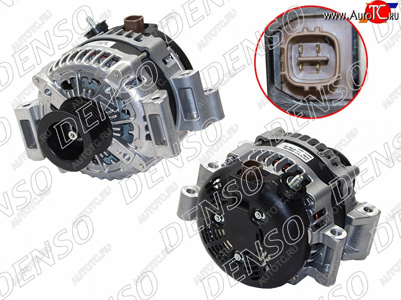 42 999 р. Генератор (12V/180A) DENSO  Lexus LX450d  J200 (2015-2022), Lexus LX570  J200 (2012-2022), Toyota Land Cruiser  200 (2007-2015)  с доставкой в г. Кемерово