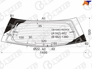 10 999 р. Стекло заднее с обогревом CADILLAC SRX 04-10 XYG DB10485 RW/H/X, db10485rwhx XYG DB10485 RW/H/X  с доставкой в г. Кемерово. Увеличить фотографию 1
