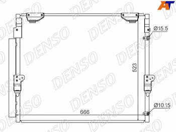 35 999 р. Радиатор кондиционера Toyota Land Cruiser (J200) 07-21  Lexus LX 07-23  Toyota Sequoia 07-22  Tun DENSO DCN50036  с доставкой в г. Кемерово. Увеличить фотографию 1