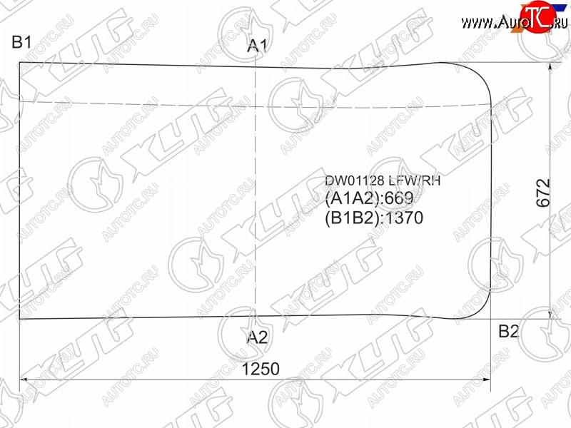 5 299 р. Стекло лобовое International 9800 91- XYG DW01128 LFW/RH  с доставкой в г. Кемерово