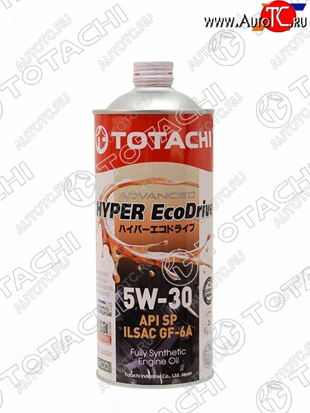 1 299 р. Масло моторное cинтетическое TOTACHI HYPER Ecodrive 5W-30 SPGF-6A 1 л TOTACHI E0301  с доставкой в г. Кемерово