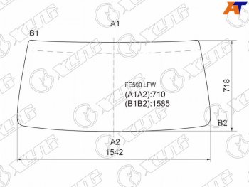 8 949 р. Стекло лобовое Mitsubishi Fuso Canter FE5 93-02  Fuso Canter FE6 93-02 XYG FE500 LFW  с доставкой в г. Кемерово. Увеличить фотографию 1