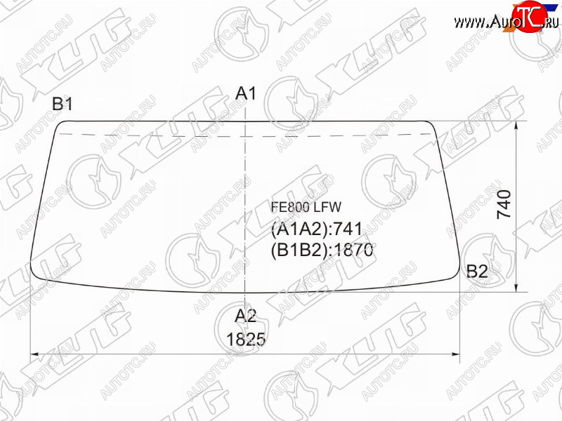 7 899 р. Стекло лобовое Dongfeng DF47 06-19  Mitsubishi Fuso Canter FE8 02-22 XYG FE800 LFW  с доставкой в г. Кемерово