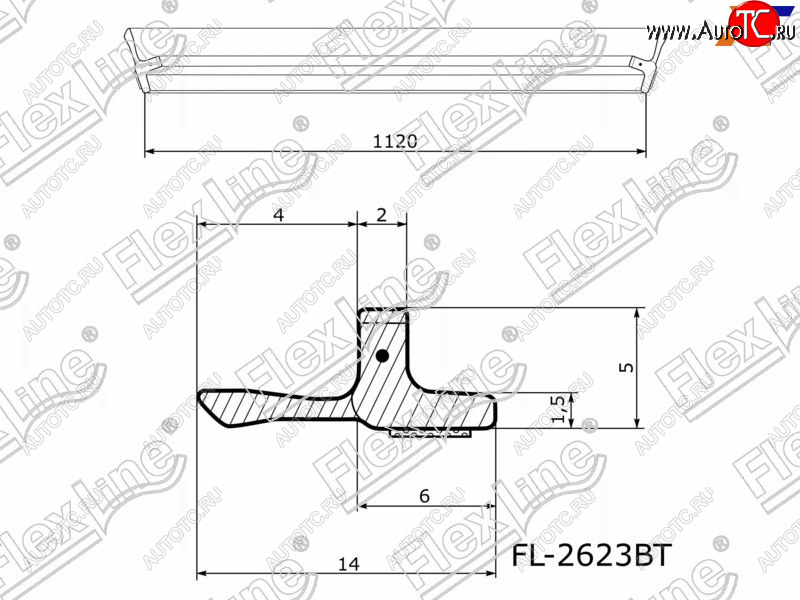 699 р. Молдинг лобового стекла (Сверху) FLEXLINE  Lexus IS250  XE20 (2005-2013) седан дорестайлинг  с доставкой в г. Кемерово