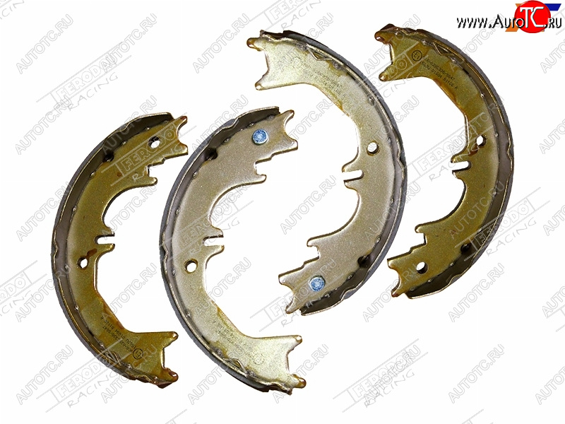 5 849 р. Колодки барабанные задние RH-LH SAT Toyota Land Cruiser 100 1-ый рестайлинг (2002-2005) (комплект 4шт)  с доставкой в г. Кемерово