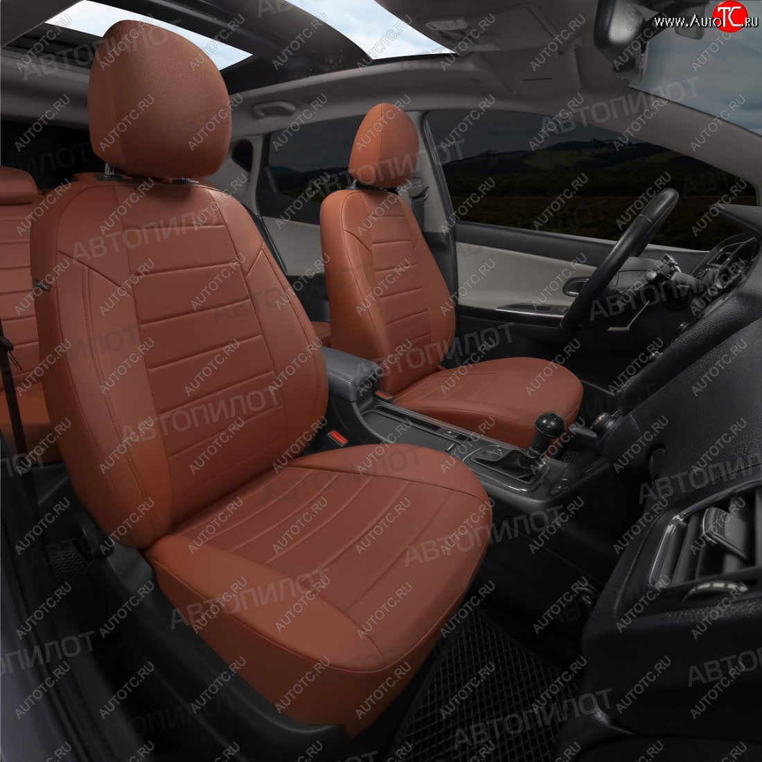12 799 р. Чехлы сидений (экокожа/алькантара, S-Line) Автопилот  Audi Q5  8R (2008-2017) дорестайлинг, рестайлинг (коричневый)  с доставкой в г. Кемерово