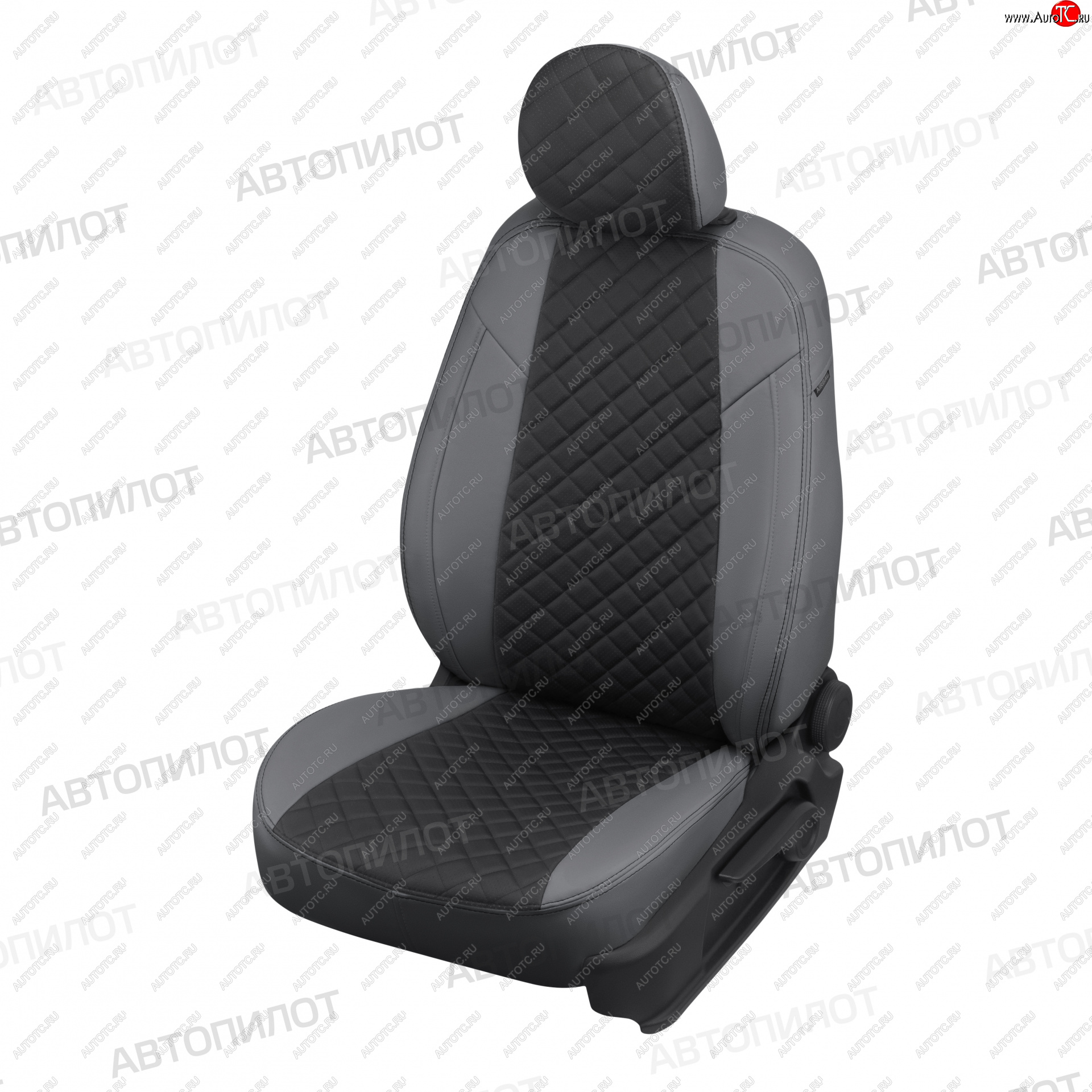 14 249 р. Чехлый сидений (экокожа) Автопилот Ромб  BMW 1 серия  E87 (2004-2011) хэтчбэк 5 дв. дорестайлинг, хэтчбэк 5 дв. рестайлинг (серый/черный)  с доставкой в г. Кемерово