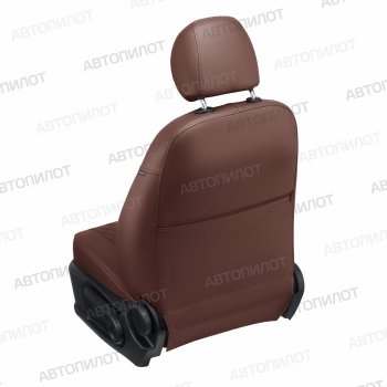8 499 р. Чехлый сидений (экокожа) Автопилот Ромб  BMW 1 серия  E87 (2004-2011) хэтчбэк 5 дв. дорестайлинг, хэтчбэк 5 дв. рестайлинг (темно-коричневый)  с доставкой в г. Кемерово. Увеличить фотографию 3