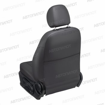 8 249 р. Чехлы сидений (экокожа) Автопилот Opel Antara (2006-2010) (темно-серый)  с доставкой в г. Кемерово. Увеличить фотографию 4