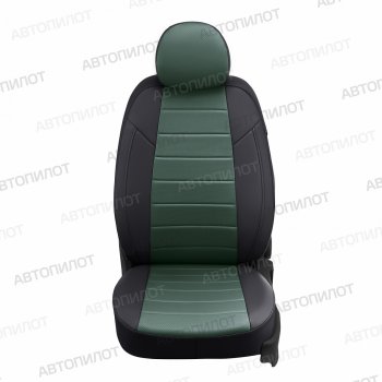 13 849 р. Honda Civic VIII Hb с 06-12г.Черный + ЗеленыйЭкокожа   Копируемое: Чехлы сидений (экокожа) Автопилот  Honda Civic  FK,FN (2005-2011) хэтчбэк 5 дв. дорестайлинг, хэтчбэк 5 дв. рестайлинг (черный/зеленый)  с доставкой в г. Кемерово. Увеличить фотографию 4