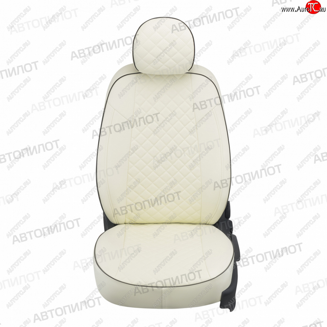 13 399 р. Чехлы сидений (экокожа, сплошн. сиденье) Автопилот Ромб  Hyundai Getz  TB (2002-2010) хэтчбэк 5 дв. дорестайлинг, хэтчбэк 5 дв. рестайлинг (белый)  с доставкой в г. Кемерово