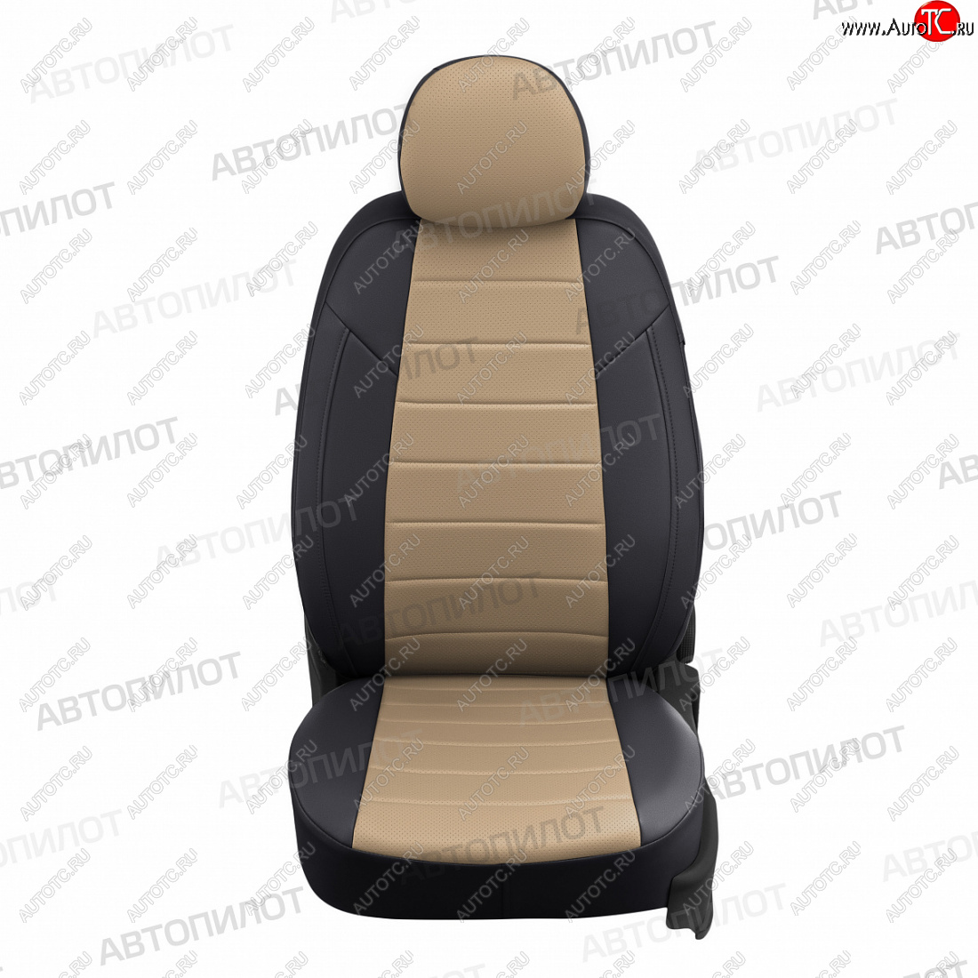 12 799 р. Чехлы сидений (экокожа, зад. сид. 40/60) Автопилот  Hyundai Getz  TB (2002-2010) хэтчбэк 5 дв. дорестайлинг, хэтчбэк 5 дв. рестайлинг (черный/темно-бежевый)  с доставкой в г. Кемерово
