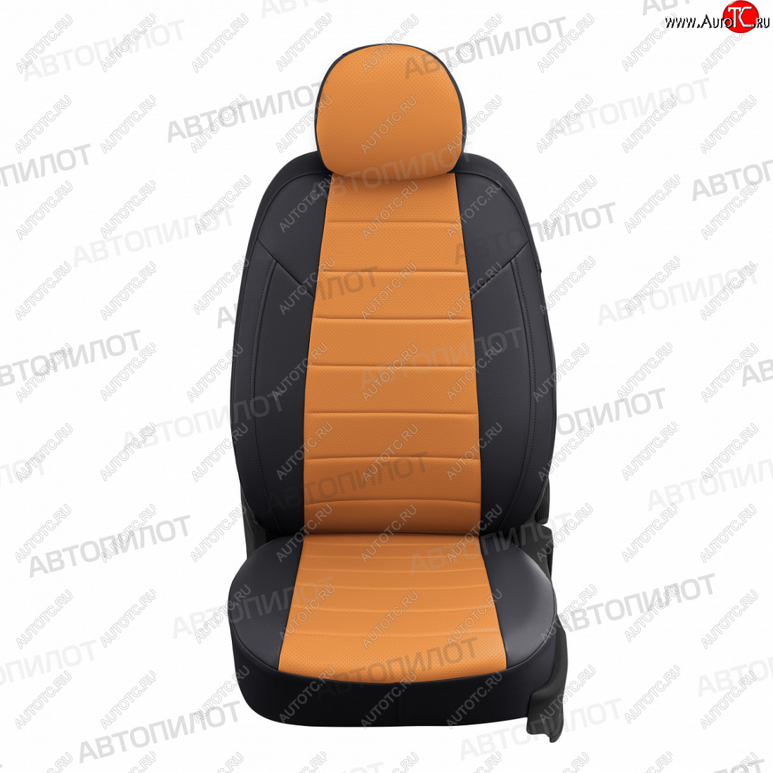 20 449 р. Чехлы сидений (экокожа, 9 мест) Автопилот  Hyundai Starex/H1  A1 (1997-2007) дорестайлинг, рестайлинг (черный/оранж)  с доставкой в г. Кемерово