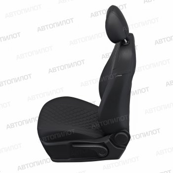 13 449 р. Чехлы сидений (экокожа, 8-11 мест) Автопилот Ромб Hyundai Starex/Grand Starex/H1 TQ дорестайлинг (2007-2013) (черный)  с доставкой в г. Кемерово. Увеличить фотографию 3