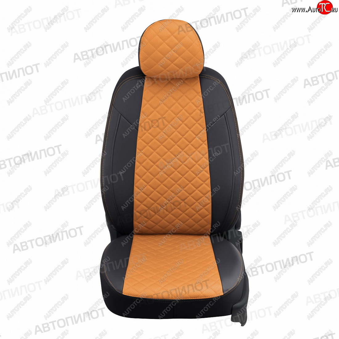 20 999 р. Чехлы сидений (экокожа, 8-11 мест) Автопилот Ромб  Hyundai Starex/Grand Starex/H1  TQ (2007-2022) дорестайлинг, рестайлинг, 2-ой рестайлинг (черный/оранж)  с доставкой в г. Кемерово
