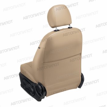13 449 р. Чехлы сидений (экокожа, 9-12 мест) Автопилот Ромб Hyundai Starex/Grand Starex/H1 TQ дорестайлинг (2007-2013) (темно-бежевый)  с доставкой в г. Кемерово. Увеличить фотографию 2