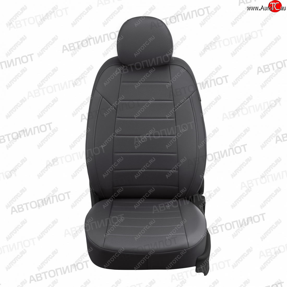 13 849 р. Чехлы сидений (экокожа) Автопилот Hyundai Sonata EF рестайлинг ТагАЗ (2001-2013) (темно-серый)  с доставкой в г. Кемерово