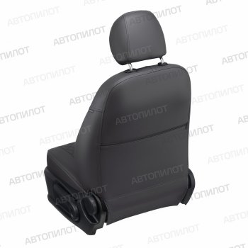 14 249 р.  Чехлы сидений (экокожа) Автопилот Ромб  Hyundai Sonata  NF (2004-2010) дорестайлинг, рестайлинг (темно-серый)  с доставкой в г. Кемерово. Увеличить фотографию 2