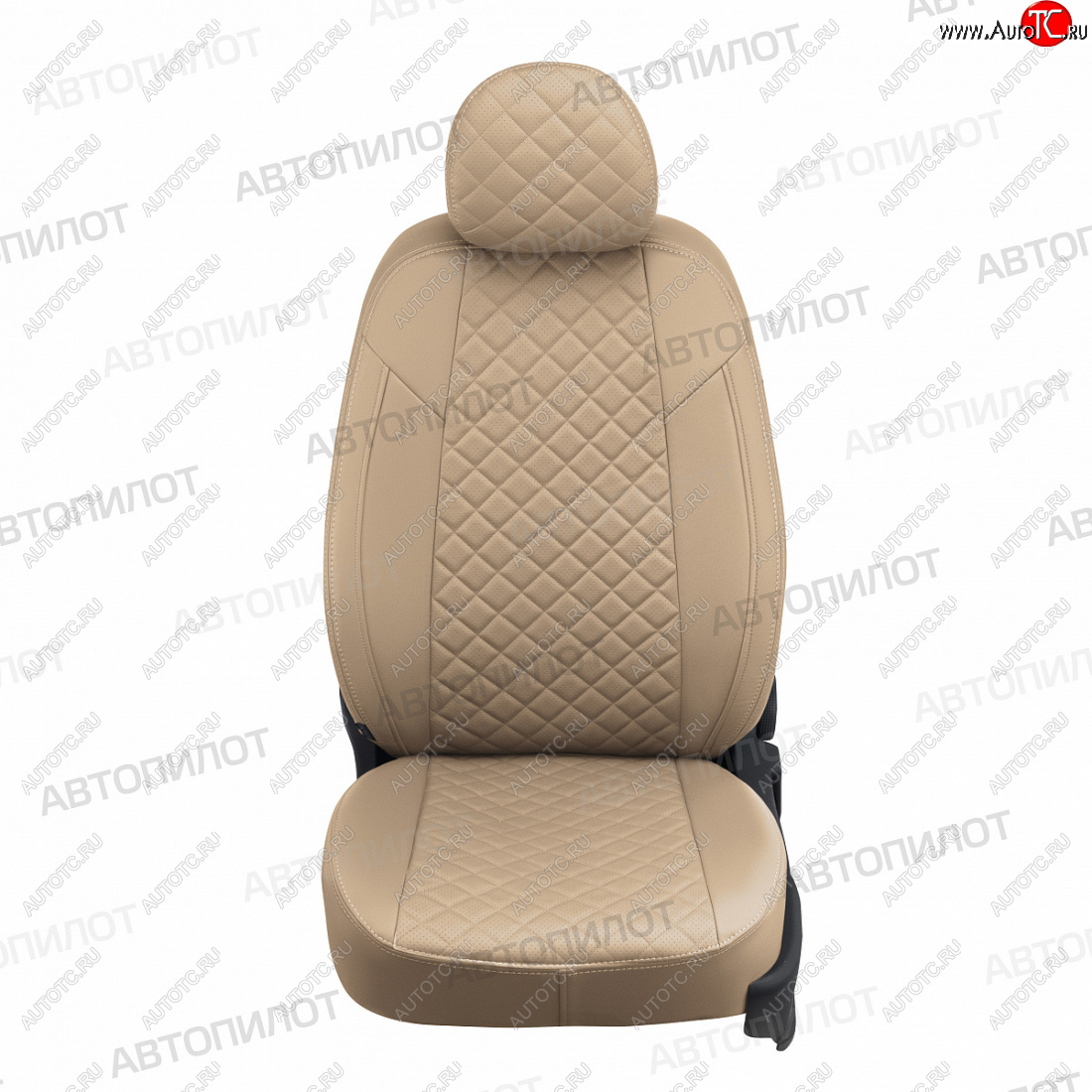 20 999 р. Чехлы сидений (экокожа, 8 мест) Автопилот Ромб  Hyundai Staria  US4 (2021-2022) (темно-бежевый)  с доставкой в г. Кемерово