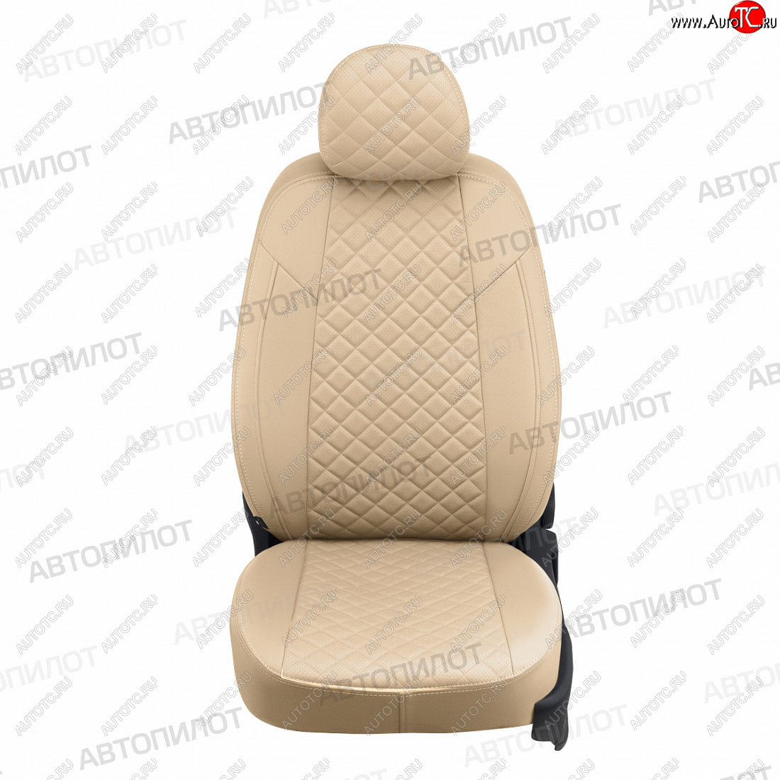20 999 р. Чехлы сидений (экокожа, 8 мест) Автопилот Ромб  Hyundai Staria  US4 (2021-2022) (бежевый)  с доставкой в г. Кемерово