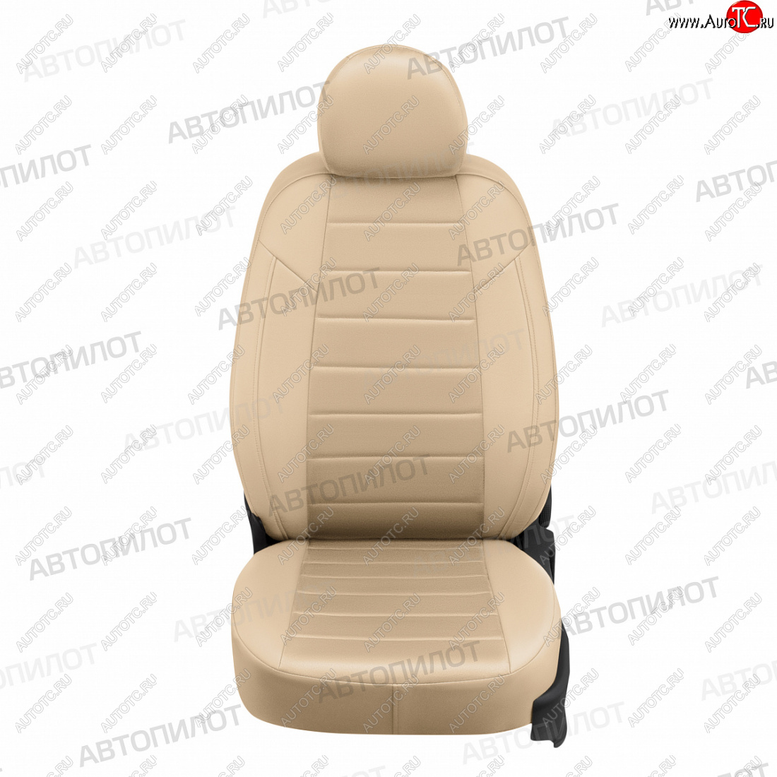 17 399 р. Чехлы сидений (экокожа/алькантара, 7 мест) Автопилот Hyundai Trajet (1999-2008) (бежевый)  с доставкой в г. Кемерово