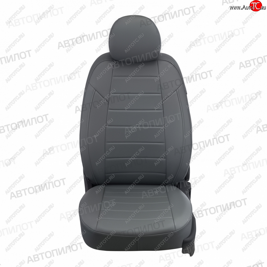 20 449 р. Чехлы сидений (экокожа, 8 мест) Автопилот  KIA Carnival  KA4 (2020-2023) минивэн дорестайлинг (серый)  с доставкой в г. Кемерово