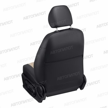 13 649 р.  Чехлы сидений (экокожа/алькантара) Автопилот  KIA ProCeed  2 JD хэтчбэк 3 дв. (2012-2018) дорестайлинг, рестайлинг (черный/бежевый)  с доставкой в г. Кемерово. Увеличить фотографию 5