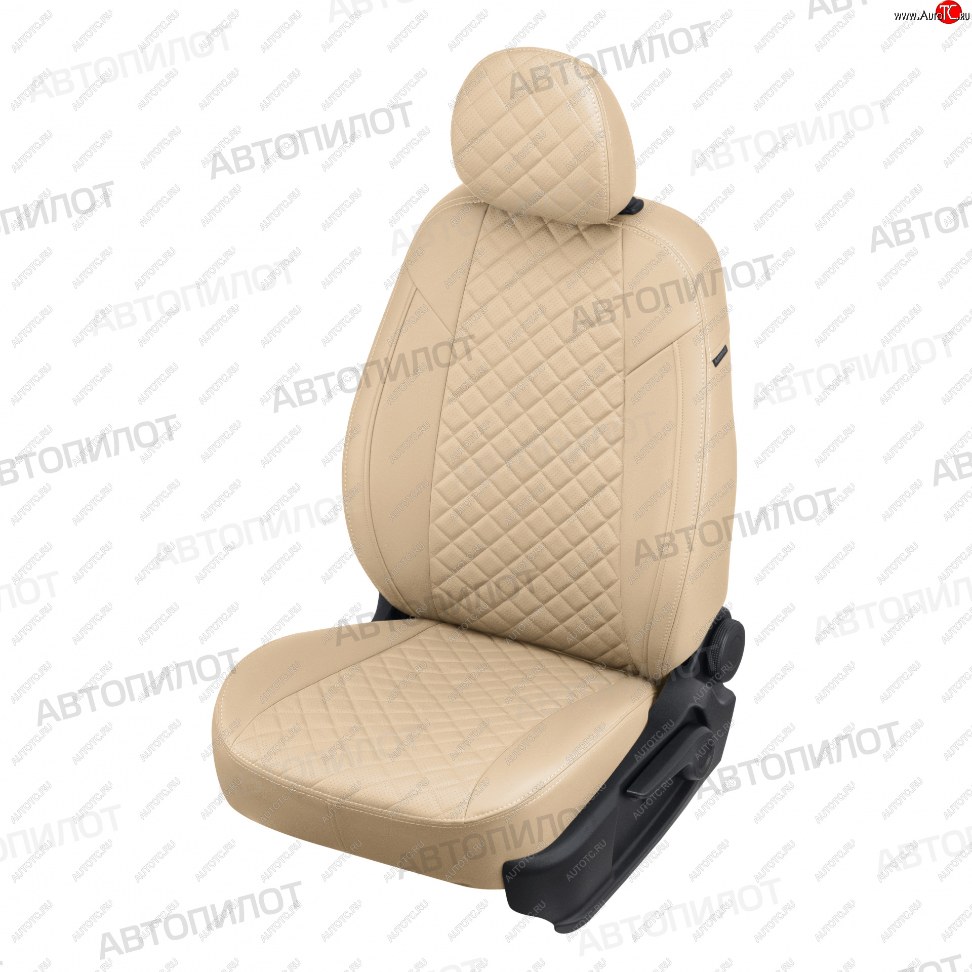8 499 р. Чехлы сидений (экокожа) Автопилот Ромб KIA Picanto 2 TA хэтчбэк 5 дв. дорестайлинг (2011-2015)  с доставкой в г. Кемерово