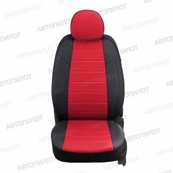 8 249 р.  Чехлы на сиденья Экокожа (раздел. 40/60 экокожа) Автопилот  Nissan Juke  1 YF15 (2010-2020) дорестайлинг, рестайлинг (черный/красный)  с доставкой в г. Кемерово. Увеличить фотографию 4