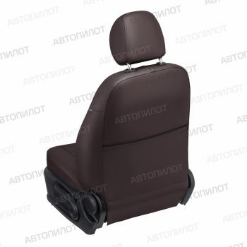 13 649 р.  Чехлы на сиденья Экокожа (раздел. 40/60 экокожа) Автопилот  Nissan X-trail  1 T30 (2000-2007) дорестайлинг, рестайлинг (черный/шоколад)  с доставкой в г. Кемерово. Увеличить фотографию 5