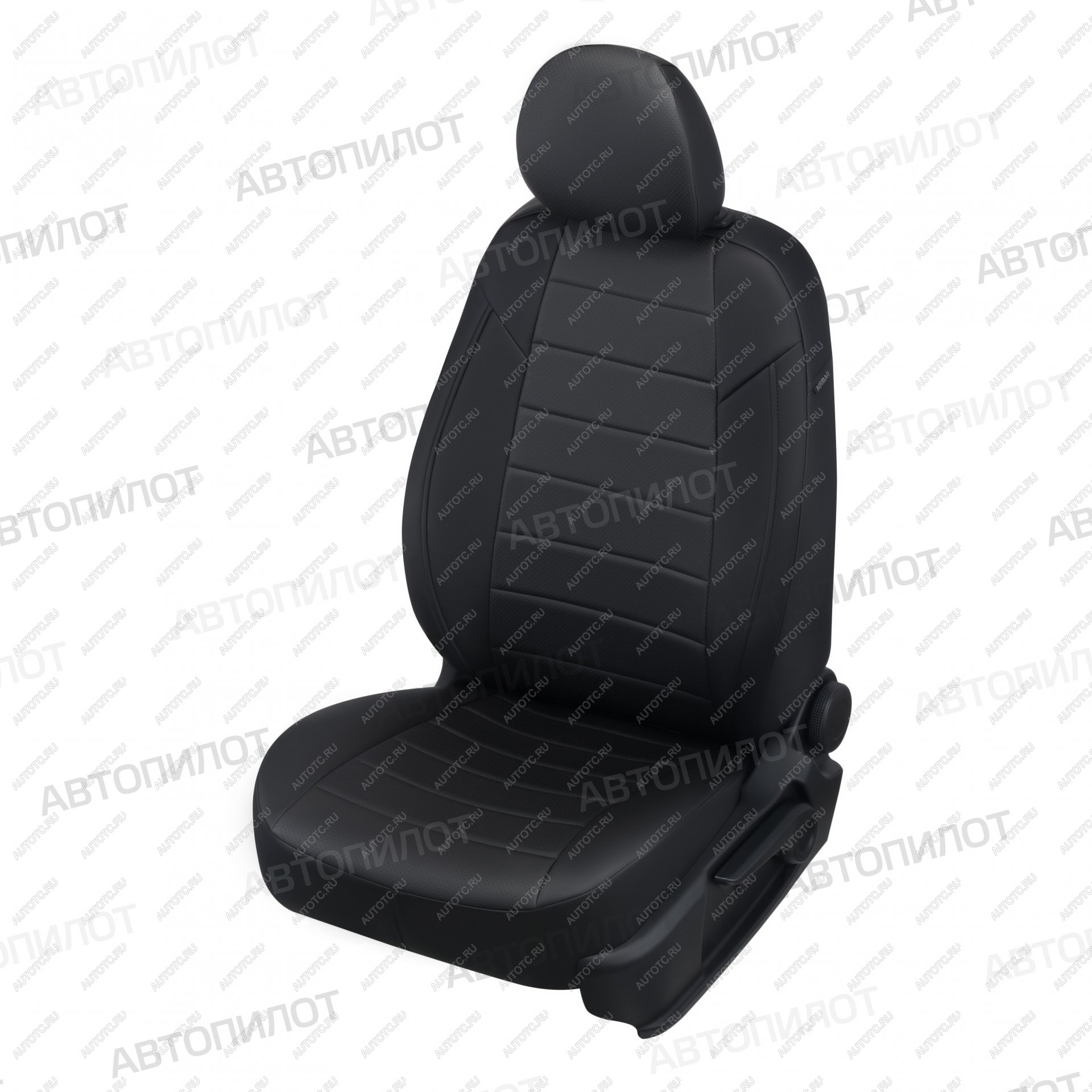 8 249 р. Чехлы на сиденья Экокожа (раздел. 40/60 экокожа) Автопилот Toyota Matrix E130 (2003-2008) (черный)  с доставкой в г. Кемерово