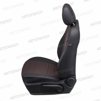 8 249 р.  Чехлы на сиденья Экокожа (к. Sport Line Comfort Line раздел. 40/60 + вырез под подлокот.+ надкрыльн. экокожа) Автопилот  Volkswagen Passat ( B6,  B7) (2005-2015) седан, седан (шоколад)  с доставкой в г. Кемерово. Увеличить фотографию 8