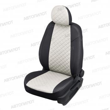 Чехлы на сиденья Ромб (к. Sport Line Comfort Line раздел. 40/60 + вырез под подлокот.+ надкрыльн. экокожа) Автопилот Volkswagen Passat B7 седан (2010-2015)