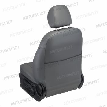 21 599 р.  Чехлы на сиденья Экокожа (8 мест сплош. экокожа) Автопилот  Volkswagen Caravelle  T5 - Transporter  T5 (серый)  с доставкой в г. Кемерово. Увеличить фотографию 5
