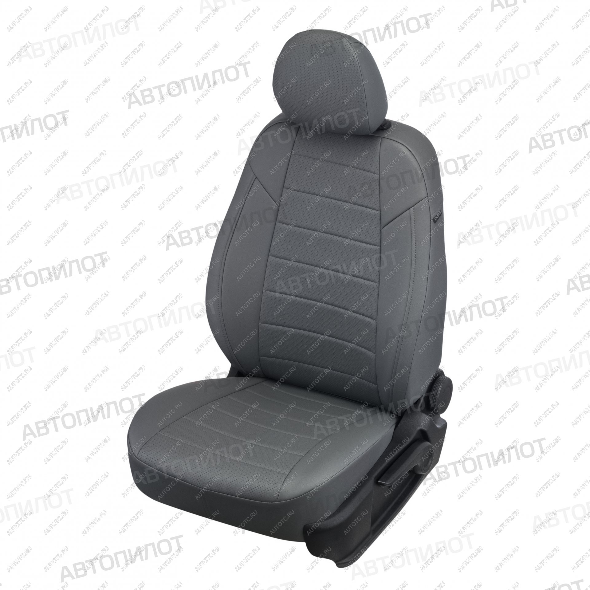 21 599 р.  Чехлы на сиденья Экокожа (8 мест сплош. экокожа) Автопилот  Volkswagen Caravelle  T5 - Transporter  T5 (серый)  с доставкой в г. Кемерово