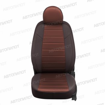 13 649 р. Чехлы сидений Алькантара (экокожа) Автопилот  Chery Tiggo 8 PRO (2021-2025) (шоколад)  с доставкой в г. Кемерово. Увеличить фотографию 2