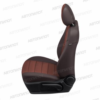 13 649 р. Чехлы сидений Алькантара (экокожа) Автопилот  Chery Tiggo 8 PRO (2021-2025) (шоколад)  с доставкой в г. Кемерово. Увеличить фотографию 3