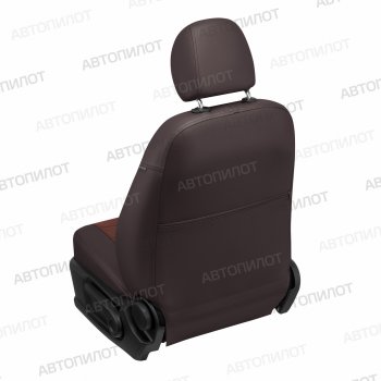 13 649 р. Чехлы сидений Алькантара (экокожа) Автопилот  Chery Tiggo 8 PRO (2021-2025) (шоколад)  с доставкой в г. Кемерово. Увеличить фотографию 4