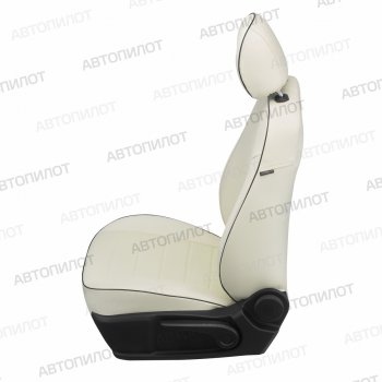 14 249 р. Чехлы сидений Ромб (5 мест экокожа) Автопилот  Chery Tiggo 8 PRO (2021-2025) (белый)  с доставкой в г. Кемерово. Увеличить фотографию 3