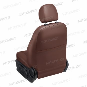 14 249 р. Чехлы сидений Ромб (5 мест экокожа) Автопилот  Chery Tiggo 8 PRO (2021-2025) (темно-коричневыйй)  с доставкой в г. Кемерово. Увеличить фотографию 4