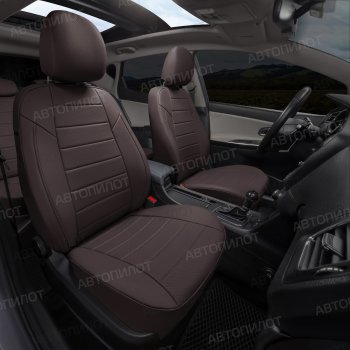 14 249 р. Чехлы сидений Ромб (5 мест экокожа) Автопилот  Chery Tiggo 8 PRO (2021-2025) (шоколад)  с доставкой в г. Кемерово. Увеличить фотографию 6