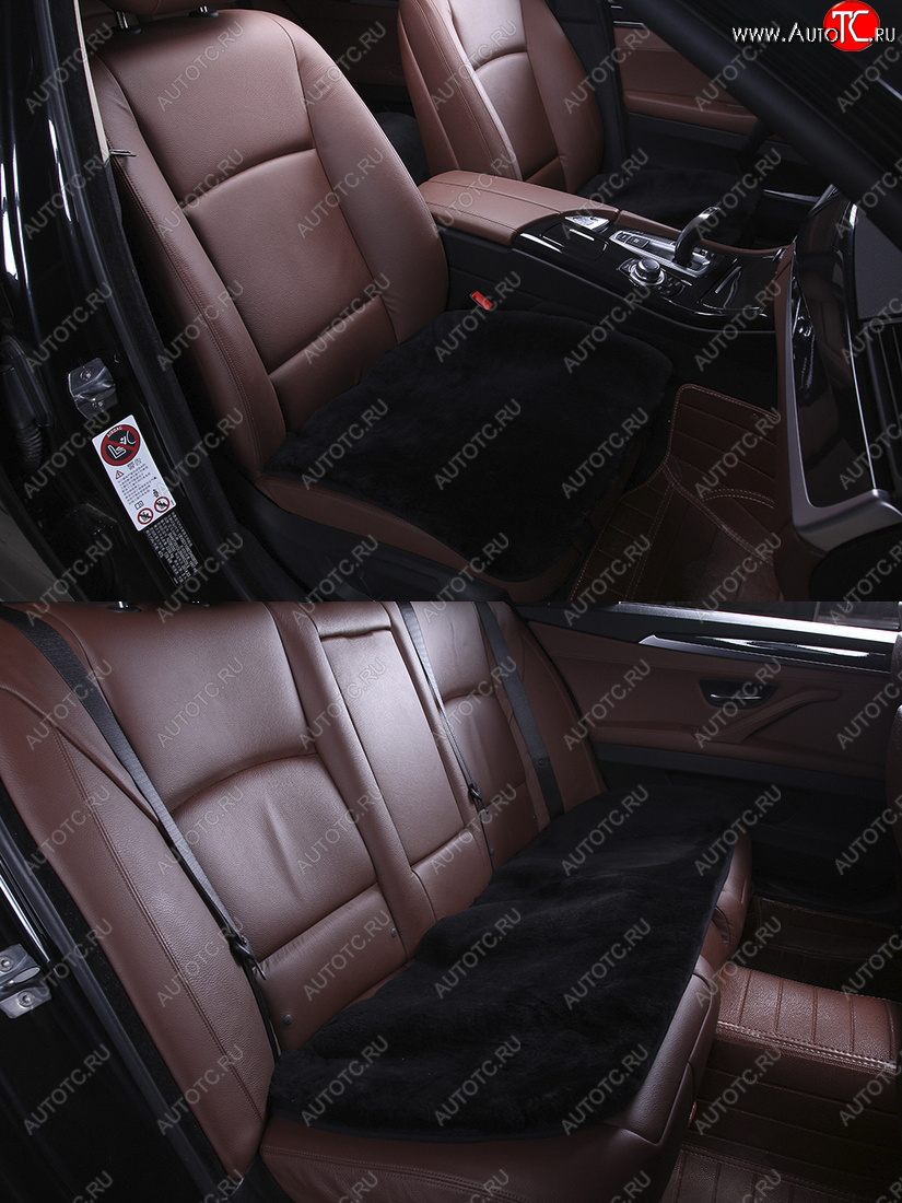 7 599 р. Комплекты квадратов (короткий ворс Класс А натуральный мех) Автопилот   (черный)  с доставкой в г. Кемерово